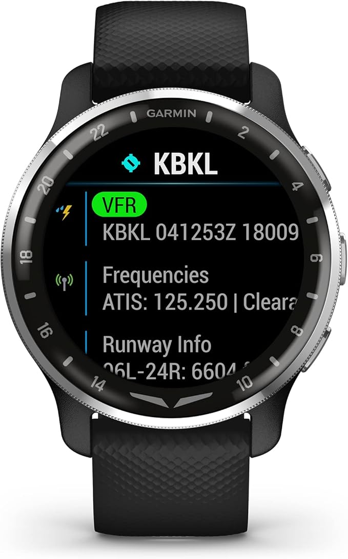 Garmin D2™ Air X10, Touchscreen Aviator Smartwatch with GPS,